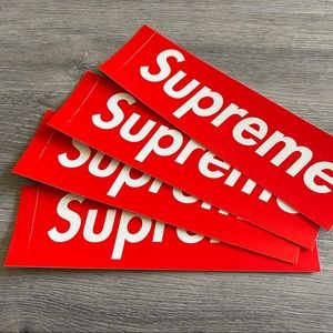 Supreme Box Logo Stickers